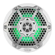 Load image into Gallery viewer, DS18 Hybrid Marine Speaker w/ Driver And RGB LEDs 6.5in 2-Way 250 Watts RMS 4 ohm White w/ Covers - Additional View 5