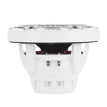 Load image into Gallery viewer, DS18 Hybrid Marine Speaker w/ Driver And RGB LEDs 6.5in 2-Way 250 Watts RMS 4 ohm White w/ Covers - Additional View 6