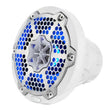 Load image into Gallery viewer, DS18 Hybrid Marine Speaker w/ Driver And RGB LEDs 6.5in 2-Way 250 Watts RMS 4 ohm White w/ Covers - Additional View 7
