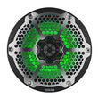 Load image into Gallery viewer, DS18 Hybrid Marine Speaker w/ Driver And RGB LEDs 8in 2-Way 350 Watts RMS 4 ohm Black w/ Covers - Additional View 6