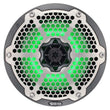 Load image into Gallery viewer, DS18 Hybrid Marine Speaker w/ Driver And RGB LEDs 8in 2-Way 350 Watts RMS 4 ohm Crbn Fiber w/ Cover - Installation View