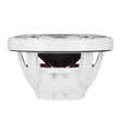 Load image into Gallery viewer, DS18 Hybrid Marine Speaker w/ Driver And RGB LEDs 8in 2-Way 350 Watts RMS 4 ohm White w/ Covers - Side View