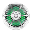 Load image into Gallery viewer, DS18 Hybrid Marine Speaker w/ Driver And RGB LEDs 8in 2-Way 350 Watts RMS 4 ohm White w/ Covers - Additional View 11
