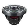 Load image into Gallery viewer, DS18 Hybrid Marine Speakers w/ Driver And RGB LED 10in 2-Way 450 Watts RMS 4 ohm Crbn Fiber w/ Cover - Main Product View