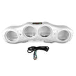 Load image into Gallery viewer, DS18 Jeep 2024+ JL/JLU/JT Overhead Soundbar Fits 4 x 8in Speakers (Not Included) LEDs- White - Side View