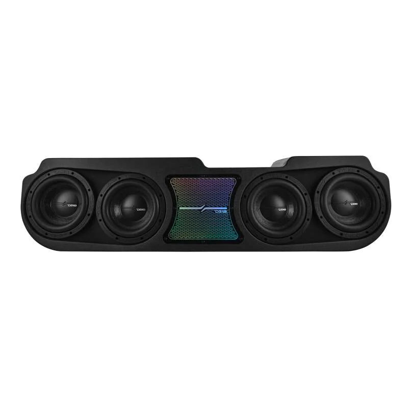 DS18 Jeep Gladiator JT 2020-UP 4 x 8in Subwoofers Included (ZR8.2D) Underseat Box Black -LED Lights - Additional View 6