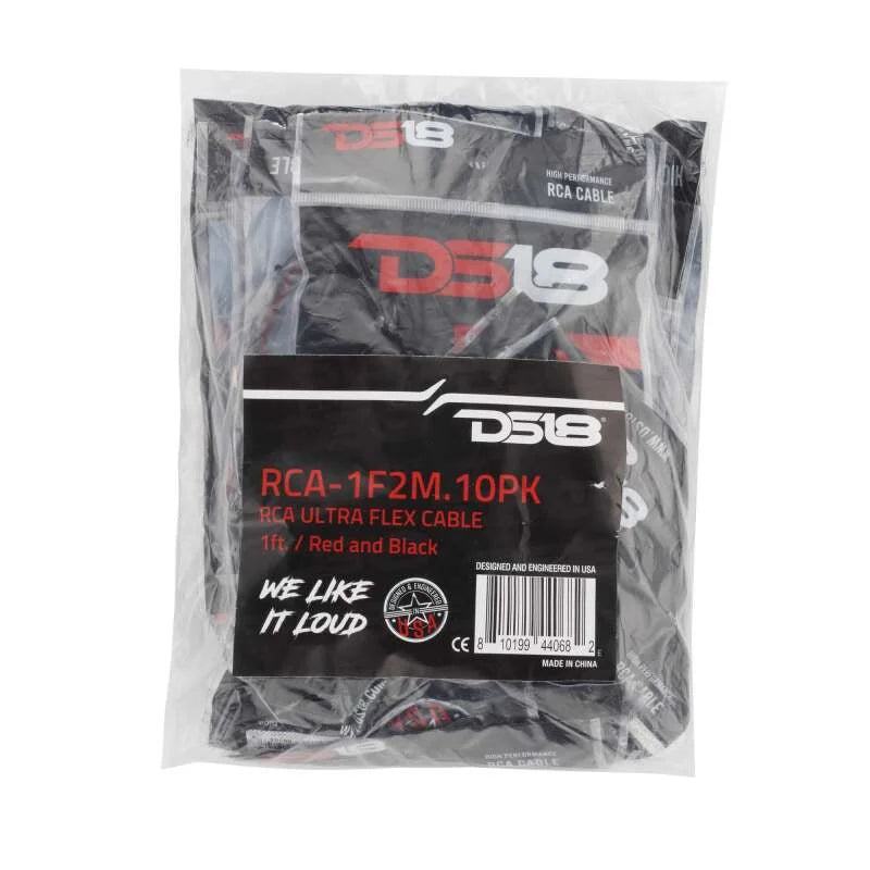 DS18 Level 1 RCA Y Connector 1 Female to 2 Male 10 x Pack - Installation View