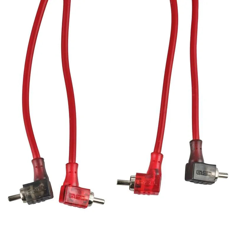 DS18 Level 2 RCA Wire 3-Feet Smart 90-Degree Connectors - Main Product View