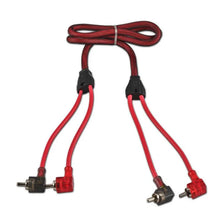 Load image into Gallery viewer, DS18 Level 2 RCA Wire 3-Feet Smart 90-Degree Connectors - Side View