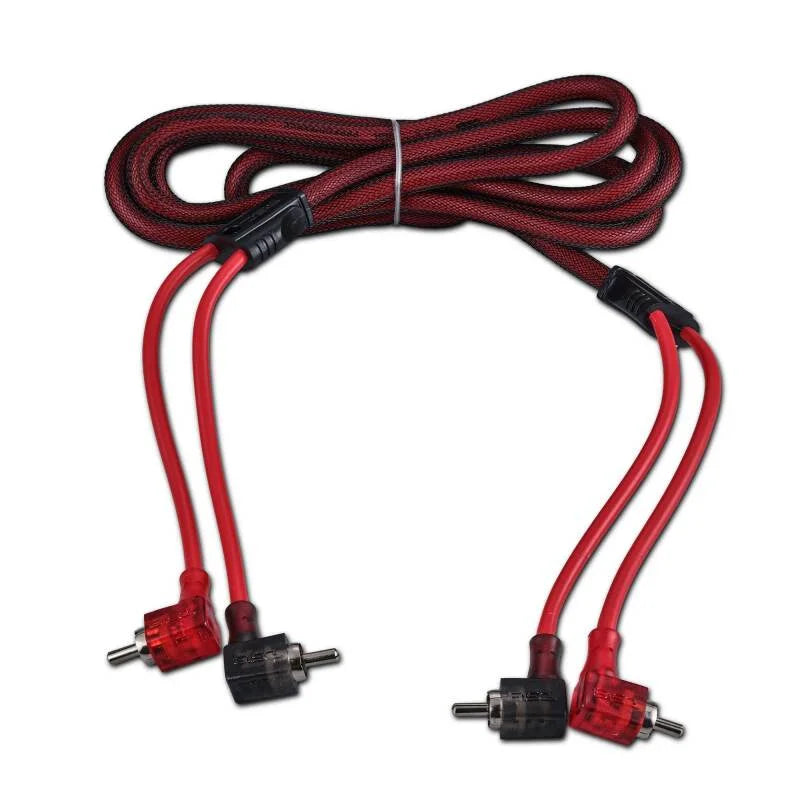 DS18 Level 2 RCA Wire 6-Feet Smart 90-Degree Connectors - Main Product View
