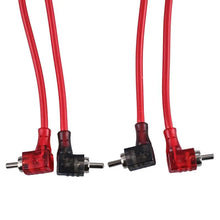 Load image into Gallery viewer, DS18 Level 2 RCA Wire 6-Feet Smart 90-Degree Connectors - Side View