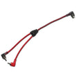 Load image into Gallery viewer, DS18 Level 2 RCA Wire Y Connector 1 Female to 2 Males Smart 90-Degree Connectors - Main Product View