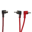 Load image into Gallery viewer, DS18 Level 2 RCA Wire Y Connector 1 Female to 2 Males Smart 90-Degree Connectors - Detail View