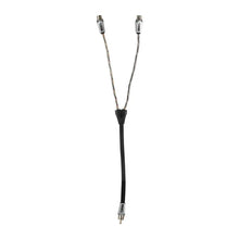 Load image into Gallery viewer, DS18 Level 3 RCA Wire Y Connector 1 Male to 2 Female Black - Installation View