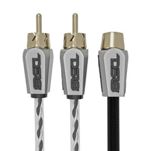 Load image into Gallery viewer, DS18 Level 3 RCA Wire Y Connector 1 Male to 2 Female Black - Additional View 6