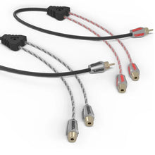Load image into Gallery viewer, DS18 Level 3 RCA Wire Y Connector 1 Male to 2 Female Black + Red Kit - Main Product View