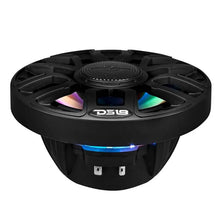 Load image into Gallery viewer, DS18 Marine 6.5in 2-Way 150 Watts RMS 4 ohm Digital LED Lights Bullet Tweeter Covers Included Black - Side View