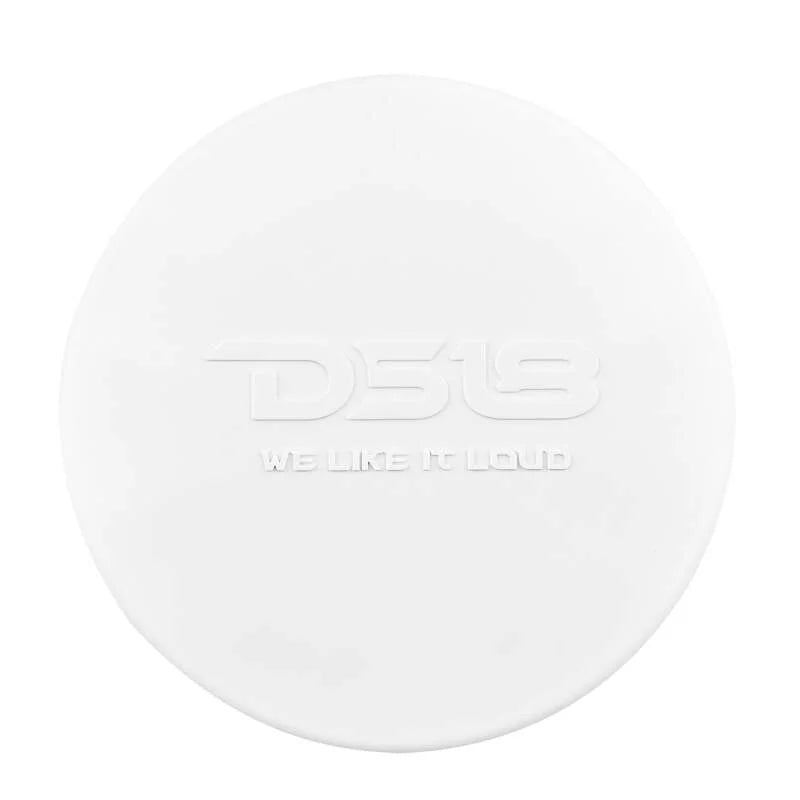 DS18 Marine 6.5in 2-Way 150 Watts RMS 4 ohm Digital LED Lights Bullet Tweeter Covers Included White - Back View
