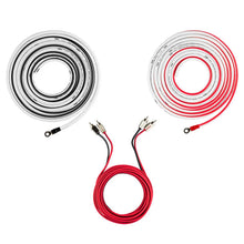 Load image into Gallery viewer, DS18 Marine Amplifier Installation Kit 4-GA 100% Copper Tinned Wire - Installation View