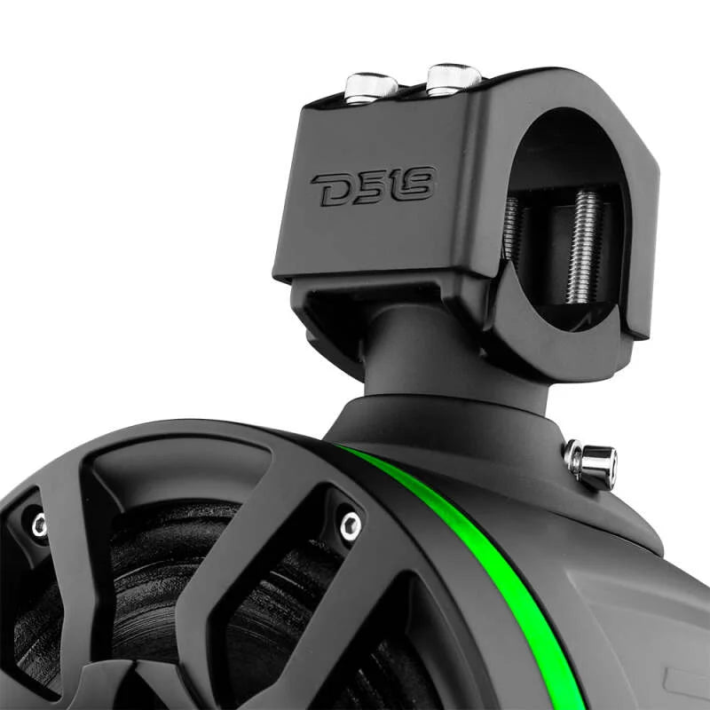 DS18 Marine And Powersports 8in 250 Watts RMS RGB LED Lights PRO-HY8.4B Incl Cover Included Black - Additional View 5