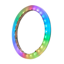 Load image into Gallery viewer, DS18 Marine And Powersports Speakers And Towers Ring 6.5in Digital LED lights 1/2in Spacer Depth - Back View