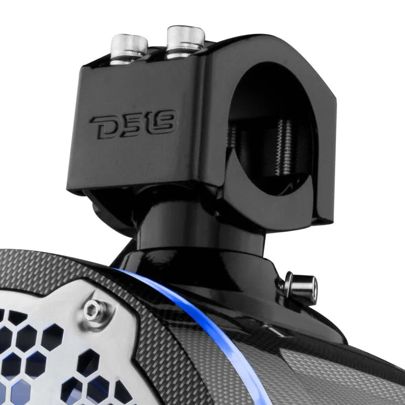 DS18 Marine And Powersports Tower 8in 125 Watts RMS RGB LED Lights Black Carbon Fiber - Additional View 8
