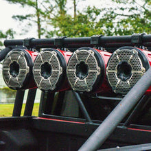 Load image into Gallery viewer, DS18 Marine And Powersports Tower 8in 125 Watts RMS RGB LED Lights Black Carbon Fiber - Additional View 9