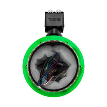 Load image into Gallery viewer, DS18 Marine And Powersports Towers 6.5in RGB LED Lights Black Carbon Fiber Speakers Not Included - Side View