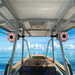 Load image into Gallery viewer, DS18 Marine And Powersports Towers 8in 125 Watts RMS RGB LED Lights Red - Additional View 10