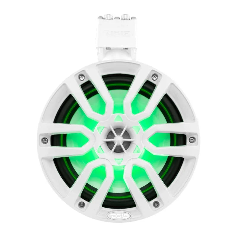 DS18 Marine And Powersports Towers 8in 125 Watts RMS RGB LED Lights White - Additional View 11