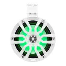 Load image into Gallery viewer, DS18 Marine And Powersports Towers 8in 125 Watts RMS RGB LED Lights White - Additional View 11