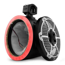 Load image into Gallery viewer, DS18 Marine And Psports Towers Speakers Not Included 10in RGB LED Lights Black