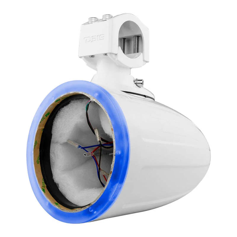 DS18 Marine And Psports Towers Speakers Not Included 6.5in RGB LED Lights White - Additional View 5