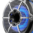 Load image into Gallery viewer, DS18 Marine And Psports Towers With 10in 1in Driver 300 Watts RMS RGB LED Lights Black Carbon Fiber - Additional View 7