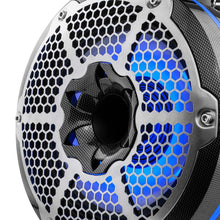Load image into Gallery viewer, DS18 Marine And Psports Towers With 10in 1in Driver 300 Watts RMS RGB LED Lights Black Carbon Fiber - Additional View 7