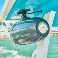 Load image into Gallery viewer, DS18 Marine And Psports Towers With Built In 8in 1in Driver 180 Watts RMS RGB LEDs Blk Crbn Fiber - Additional View 8