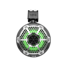 Load image into Gallery viewer, DS18 Marine And Psports With Built In 6.5in 1in Driver 150 Watts RMS RGB LED Lights Black Crbn Fiber - Installation View
