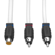 Load image into Gallery viewer, DS18 Marine Grade Tinned Copper OFC RCA Wires 1 Female to 2 Male Splitter - Main Product View