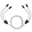 Load image into Gallery viewer, DS18 Marine Grade Tinned Copper OFC RCA Wires 12 Feet - Back View