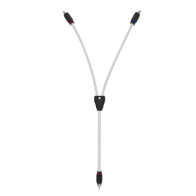 DS18 Marine Grade Tinned Copper OFC RCA Wires 2 Female to 1 Male Splitter - Main Product View