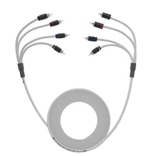 Load image into Gallery viewer, DS18 Marine Grade Tinned Copper OFC RCA Wires 4-Channel 25 Feet - Additional View 5
