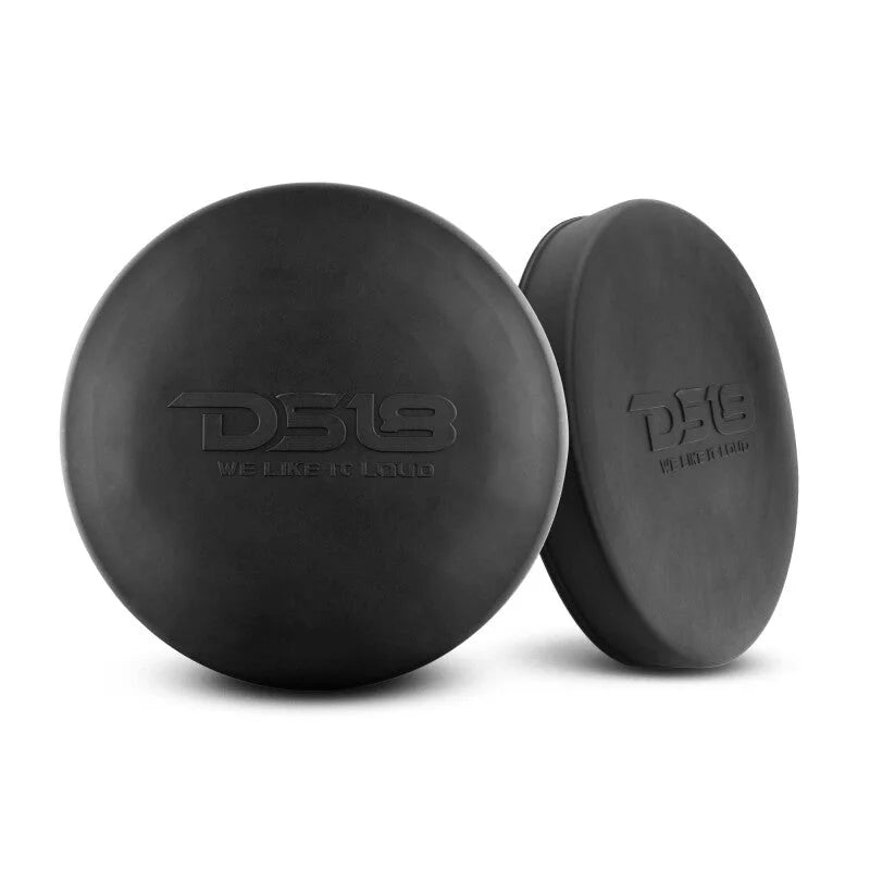 DS18 Marine Speaker Silicone Cover 10in For All Towers Speakers and Subwoofers Black - Side View