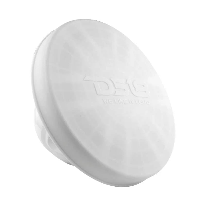 DS18 Marine Speaker Silicone Cover 10in For All Towers Speakers and Subwoofers White - Installation View