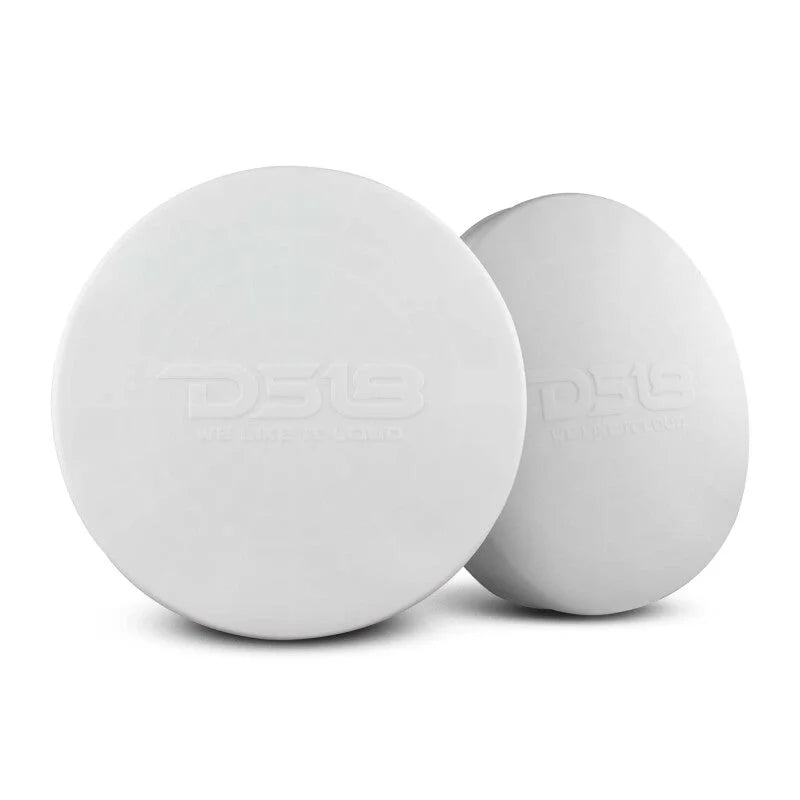 DS18 Marine Speaker Silicone Cover 12in For All Towers Speakers and Subwoofers White - Installation View