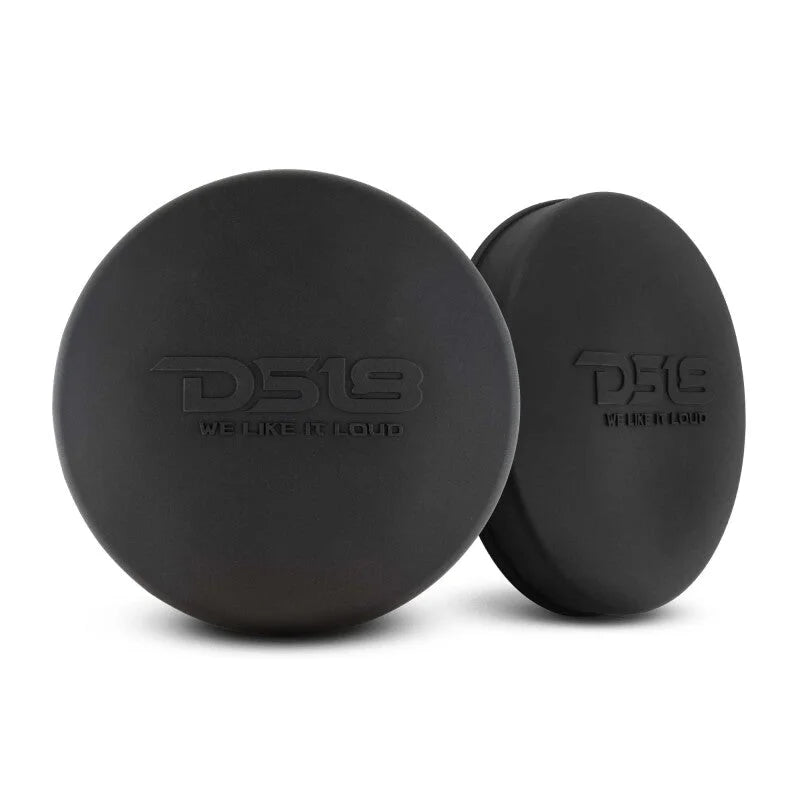 DS18 Marine Speaker Silicone Cover 6.5in For All Towers Speakers and Subwoofers Black - Back View