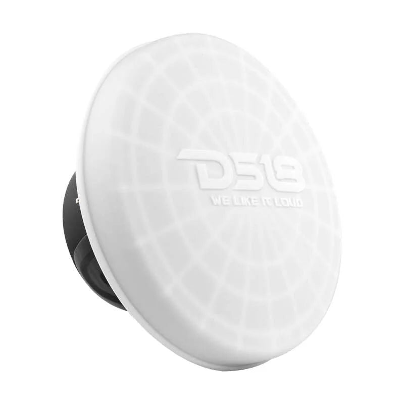 DS18 Marine Speaker Silicone Cover 6.5in For All Towers Speakers and Subwoofers White - Installation View