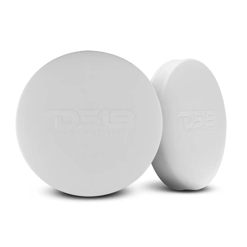 DS18 Marine Speaker Silicone Cover 8in For All Towers Speakers and Subwoofers White - Back View