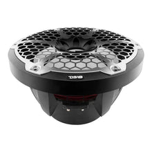 Load image into Gallery viewer, DS18 Marine Subwoofer w/ RGB Lights 12in 350 Watts RMS 4 ohm SVC |Black - Side View