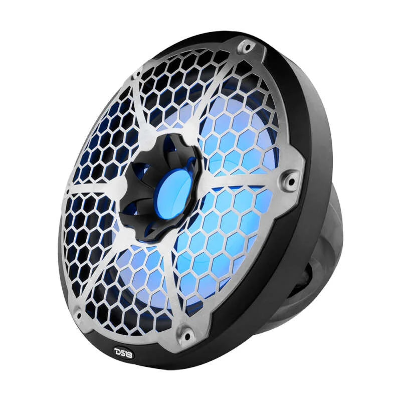 DS18 Marine Subwoofer w/ RGB Lights 12in 350 Watts RMS 4 ohm SVC |Black - Additional View 7
