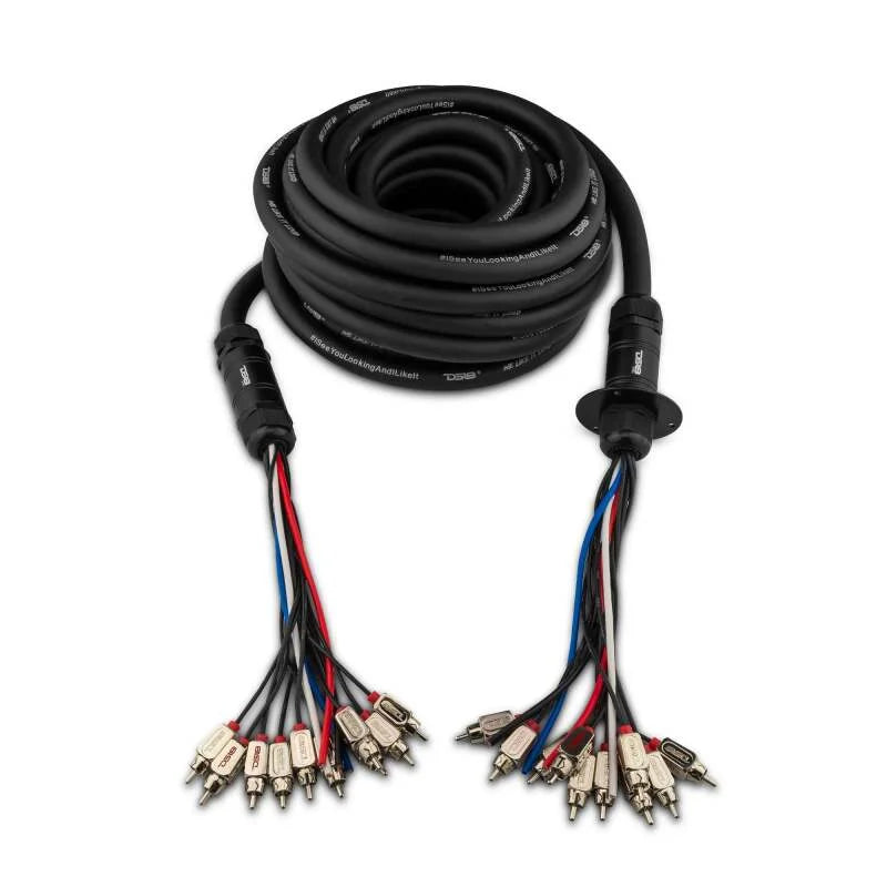 DS18 Medusa Wire Pack 10 Channel RCA 4 x 12GA OFC Power Wire 50-Feet - Additional View 6